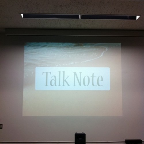 第3回 Talk Note「プレゼンテーション」参加してきました！